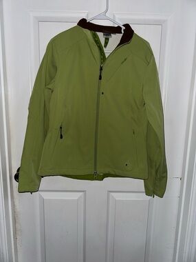 NWOT ISIS Green Jacket Size 8 Women’s